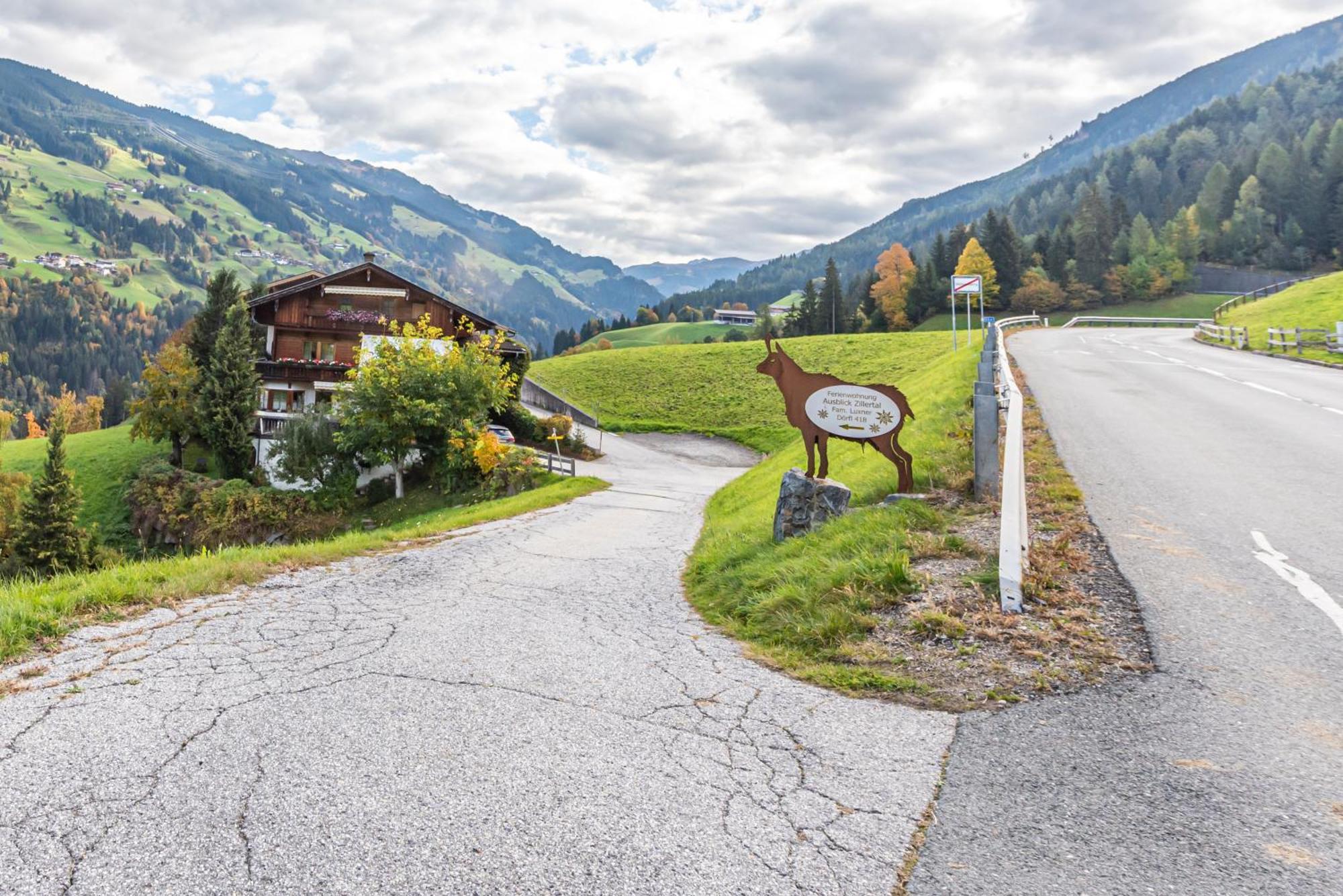 Ferienwohnung Ausblick Zillertal Hainzenberg Exterior photo